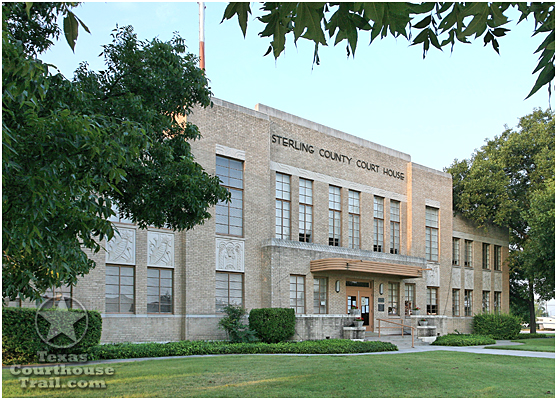 Sterling County Courthouse Sterling City, Texas Photograph Page 1